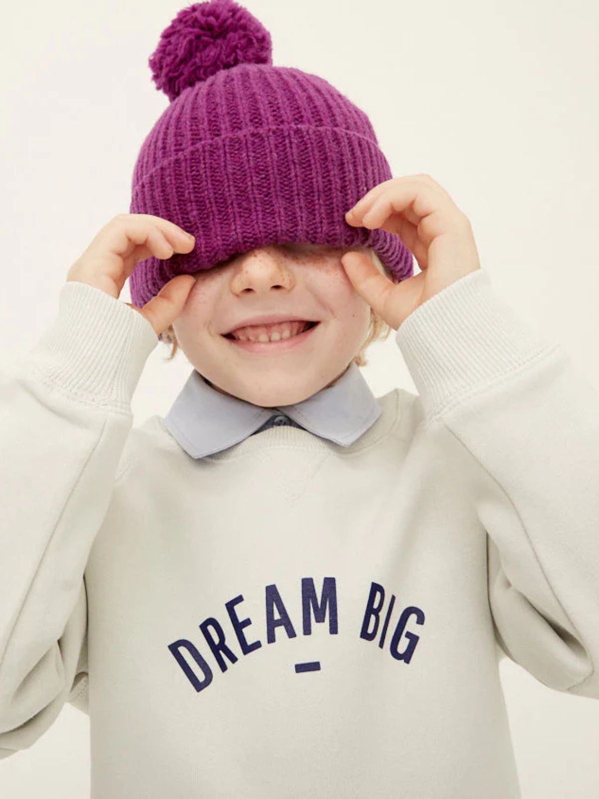 Sweatshirt "Dream Big" - Pebble Grey
