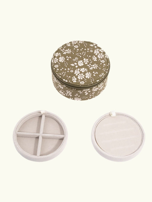 Jewelry Round Box Liberty Capel Army - Khaki