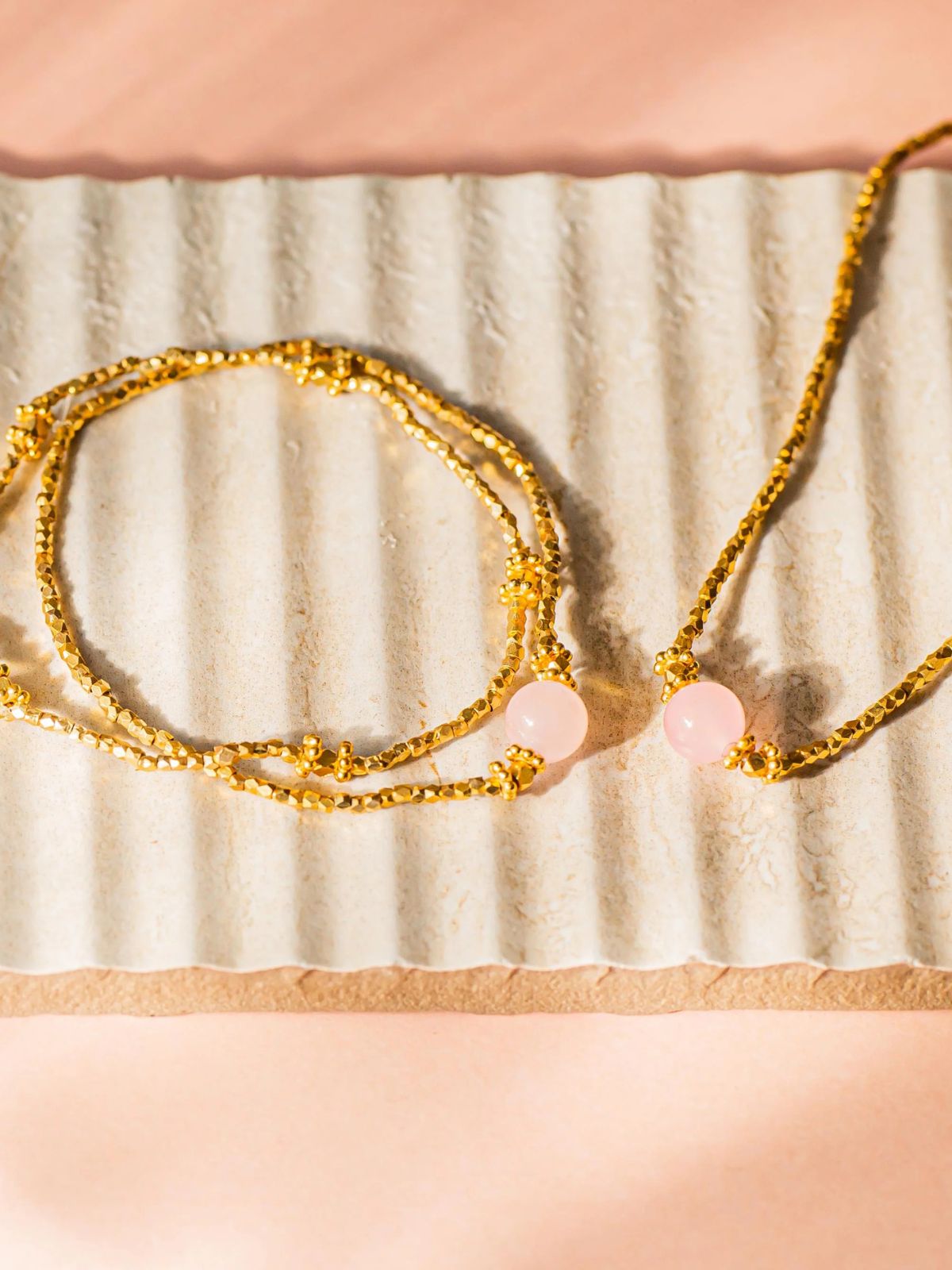 Bluebell Bracelet - Rose Quartz