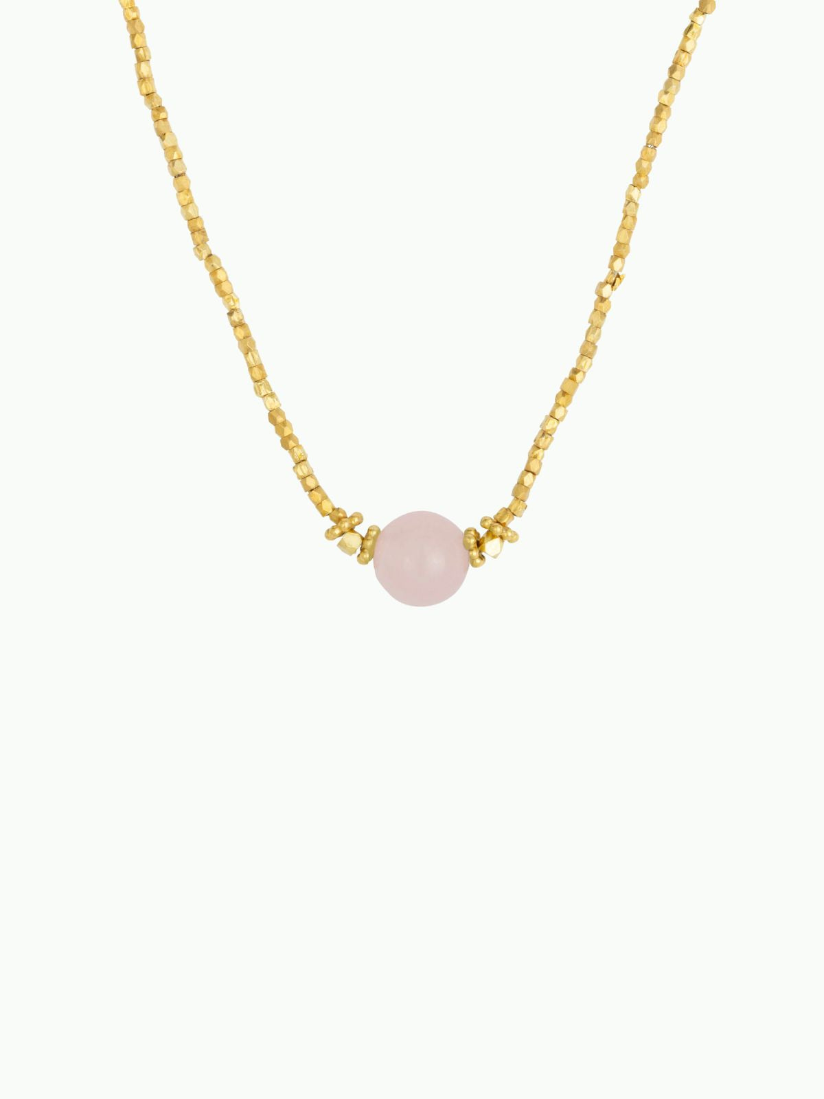Bluebell Necklace - Rose Quartz