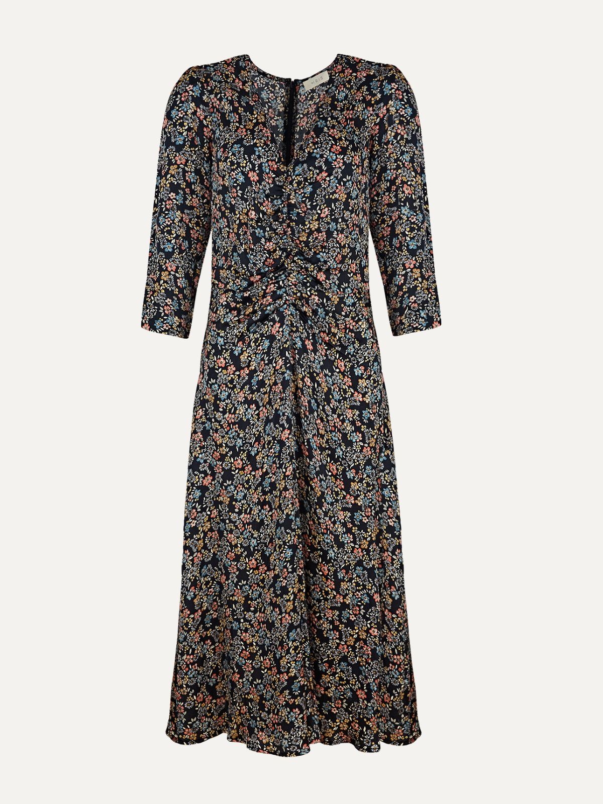 Flora Satin Dress - Print
