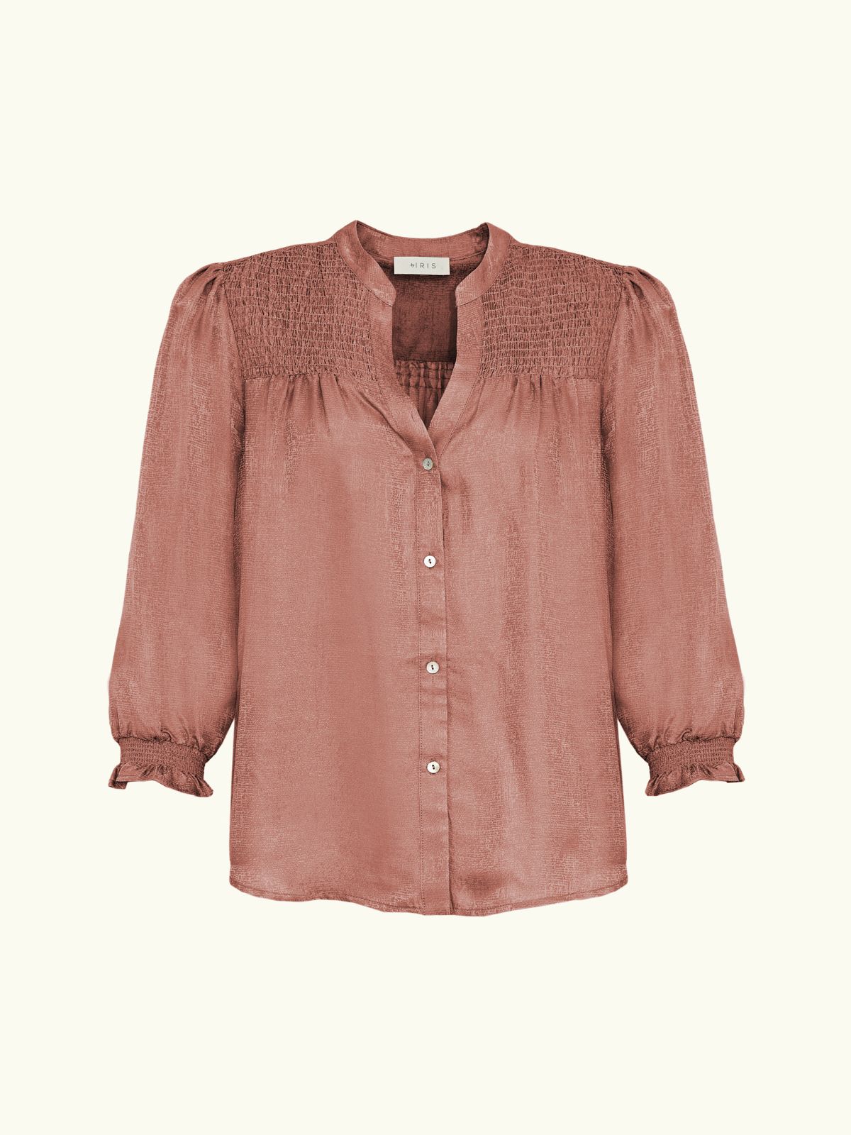 Rhys Silk Blend Blouse - Pink