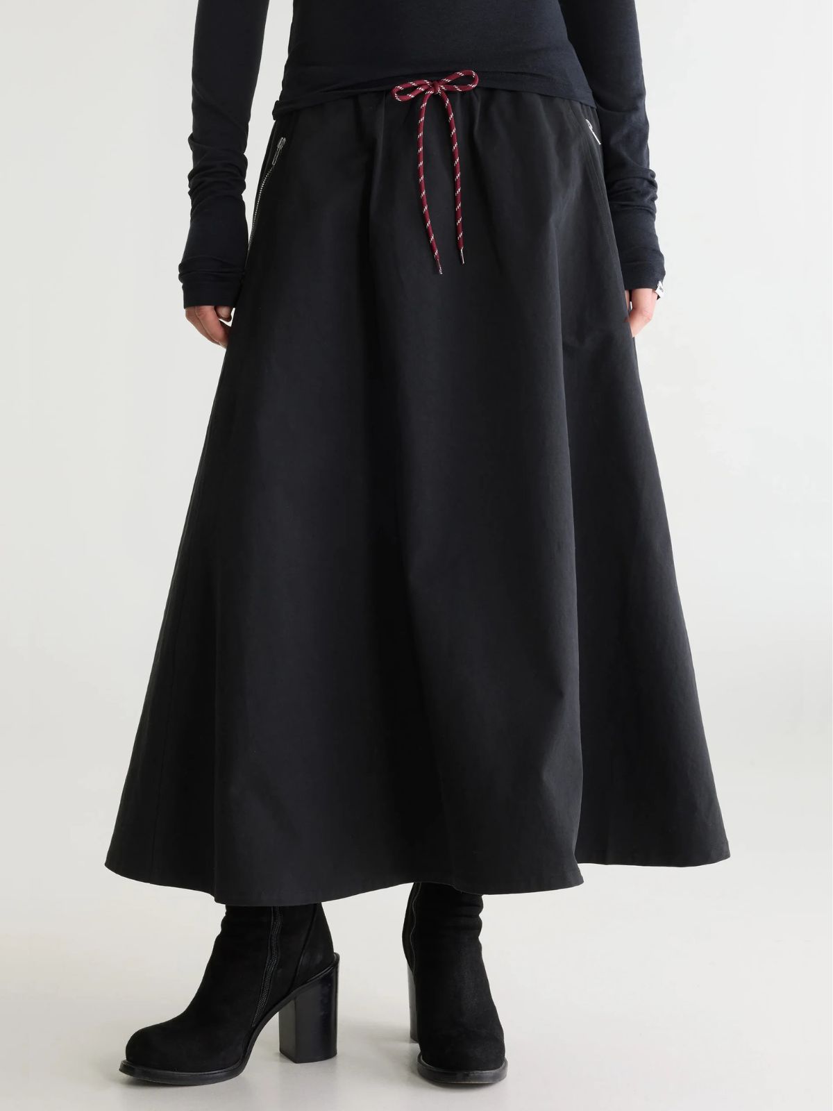 Harlin Midi Skirt - Black