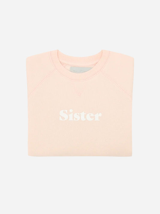 Sister Sweatshirt- Powder Pink