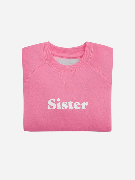 Sister Sweatshirt - Bright Pink