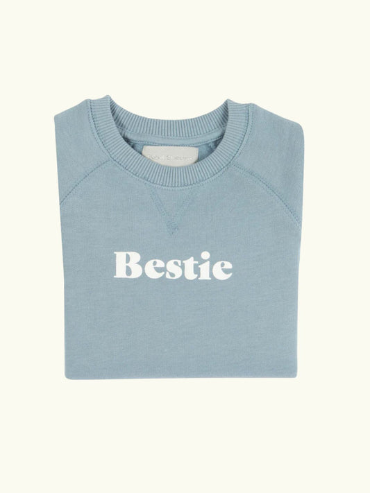 Bob and Bob Blossom Bestie Long sleeve blue sweatshirt