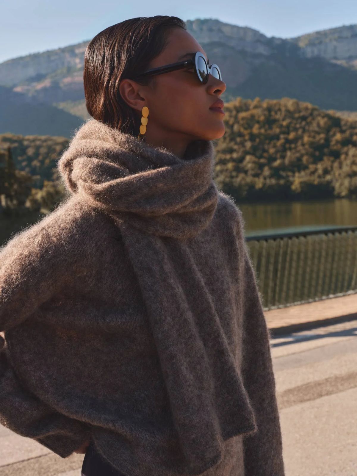 Leah Norton Scarf - Biscuit