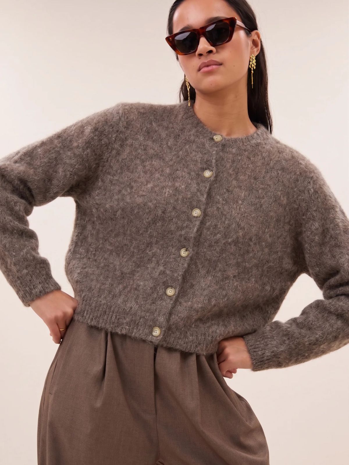 Vasile Cardigan - Biscuit