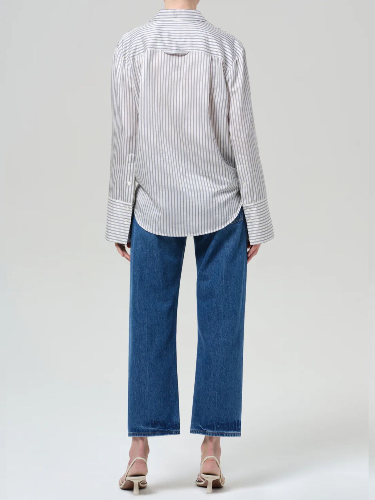Faye Vintage Straight Jeans - Denim