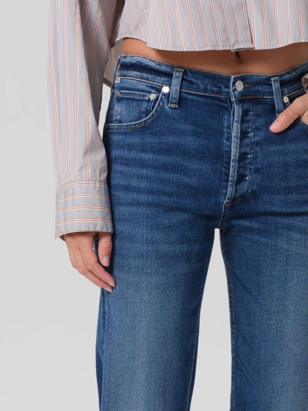 Palma Straight Jean - Medium Indigo