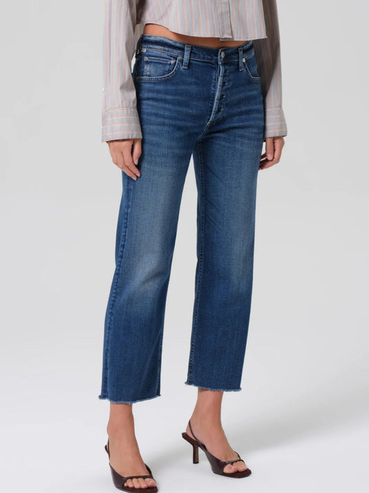 Palma Straight Jean - Medium Indigo