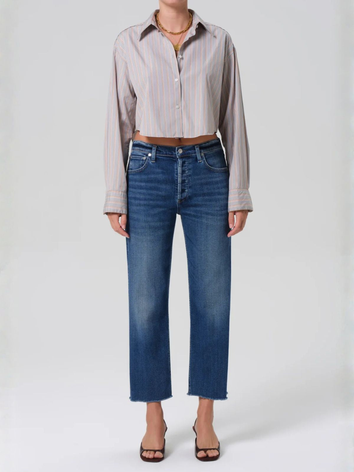 Palma Straight Jean - Medium Indigo