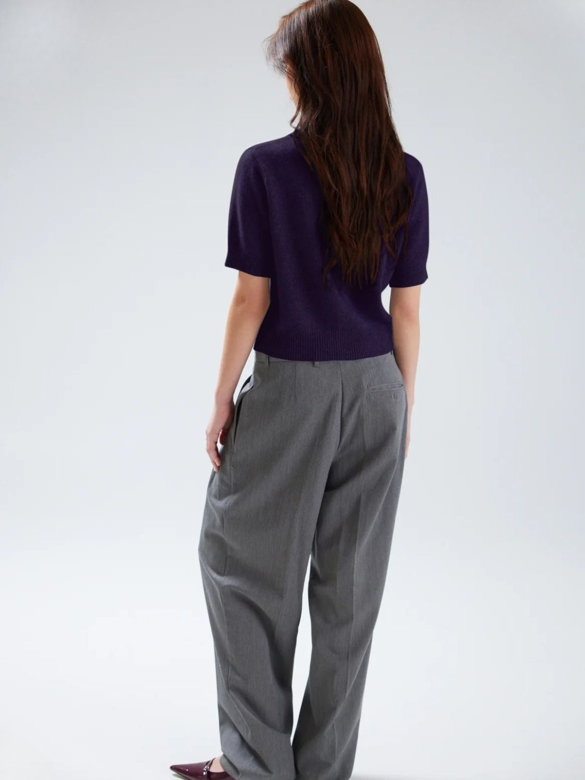 Harmony  Polo Neck Jumper - Navy