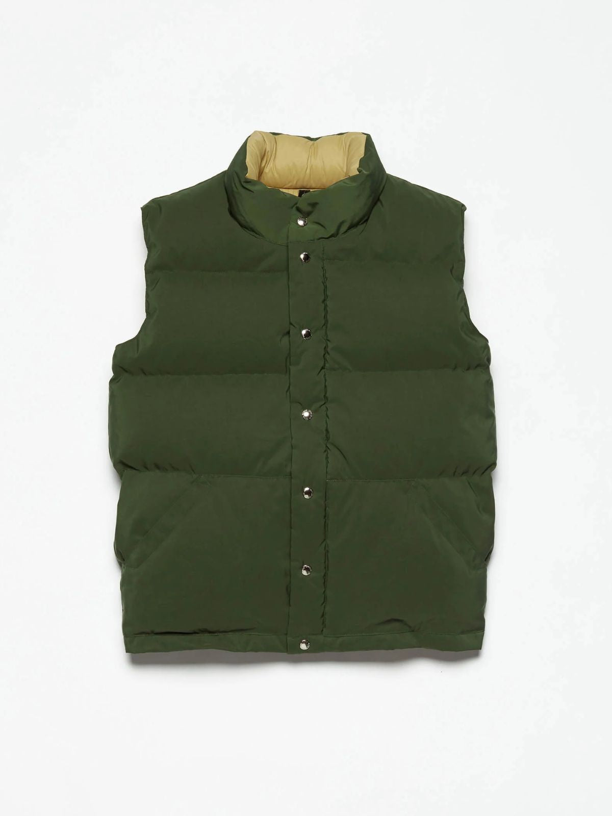 Down Italian Vest - Green