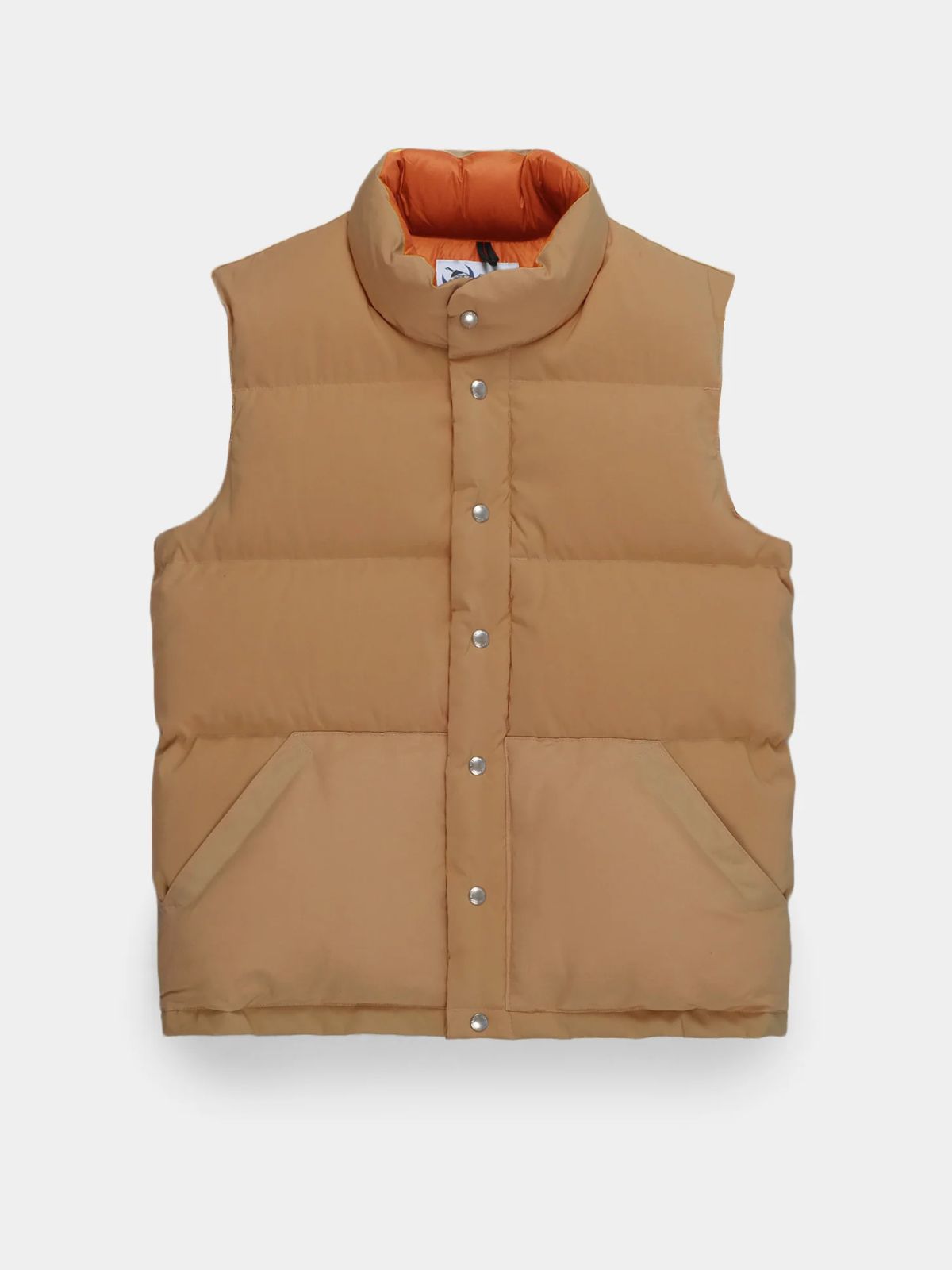 Down Italian Vest - Tan