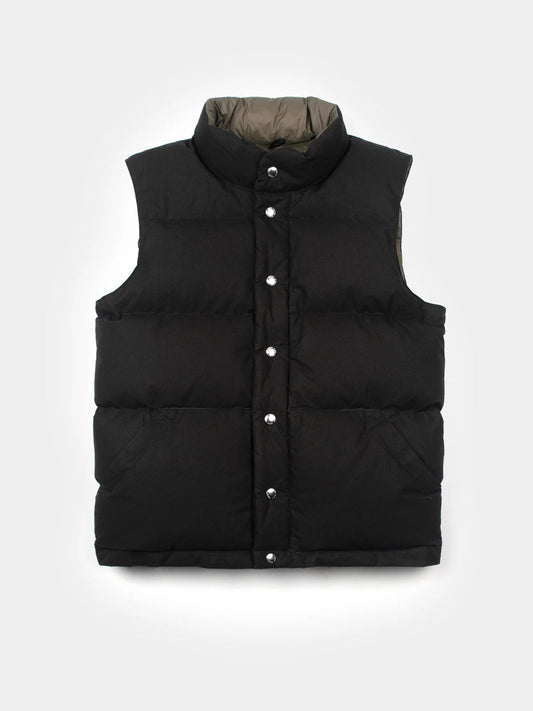 Down Italian Vest - Vintage Black