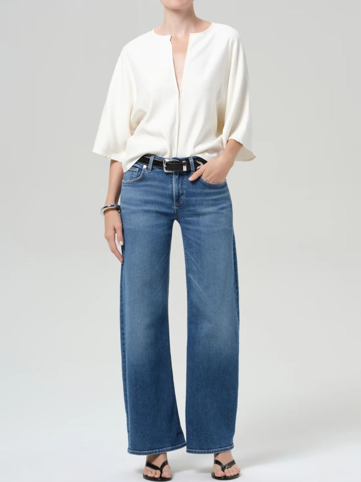 Nora Benson Soft Curve Jeans - Mid Indigo