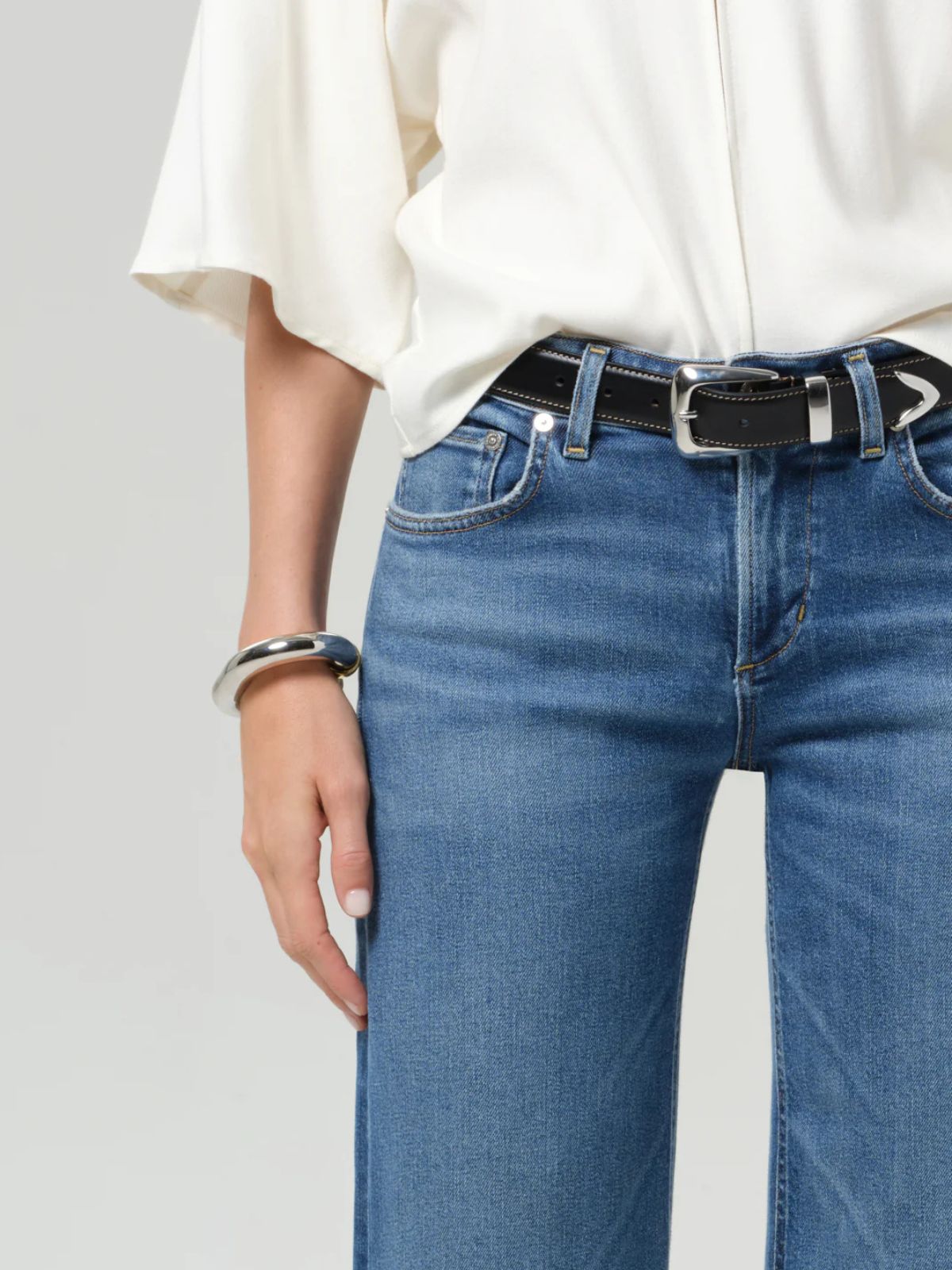Nora Benson Soft Curve Jeans - Mid Indigo