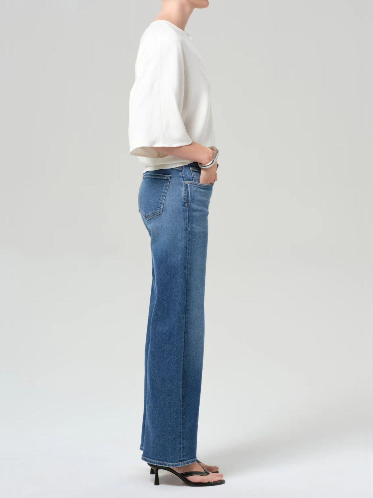 Nora Benson Soft Curve Jeans - Mid Indigo