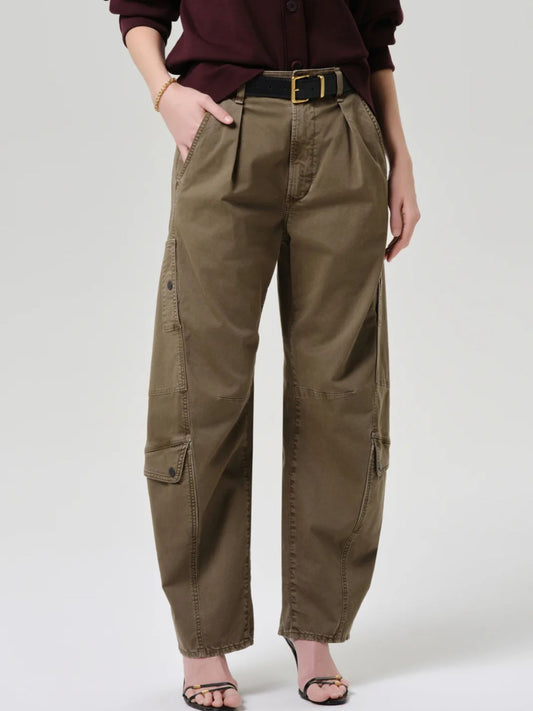 Flight Relaxed Trousers - Army Green
