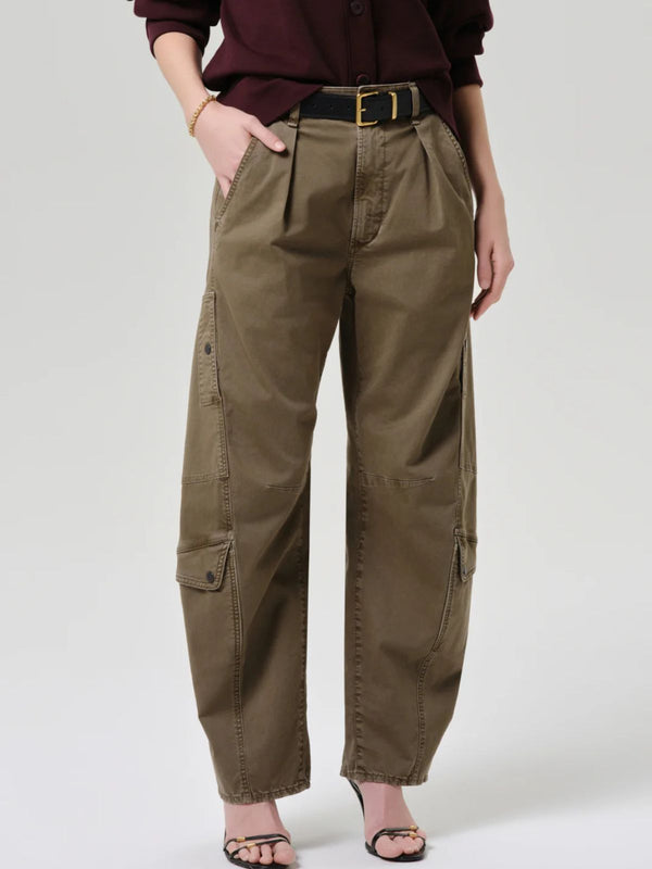 Flight Relaxed Trousers - Army Green