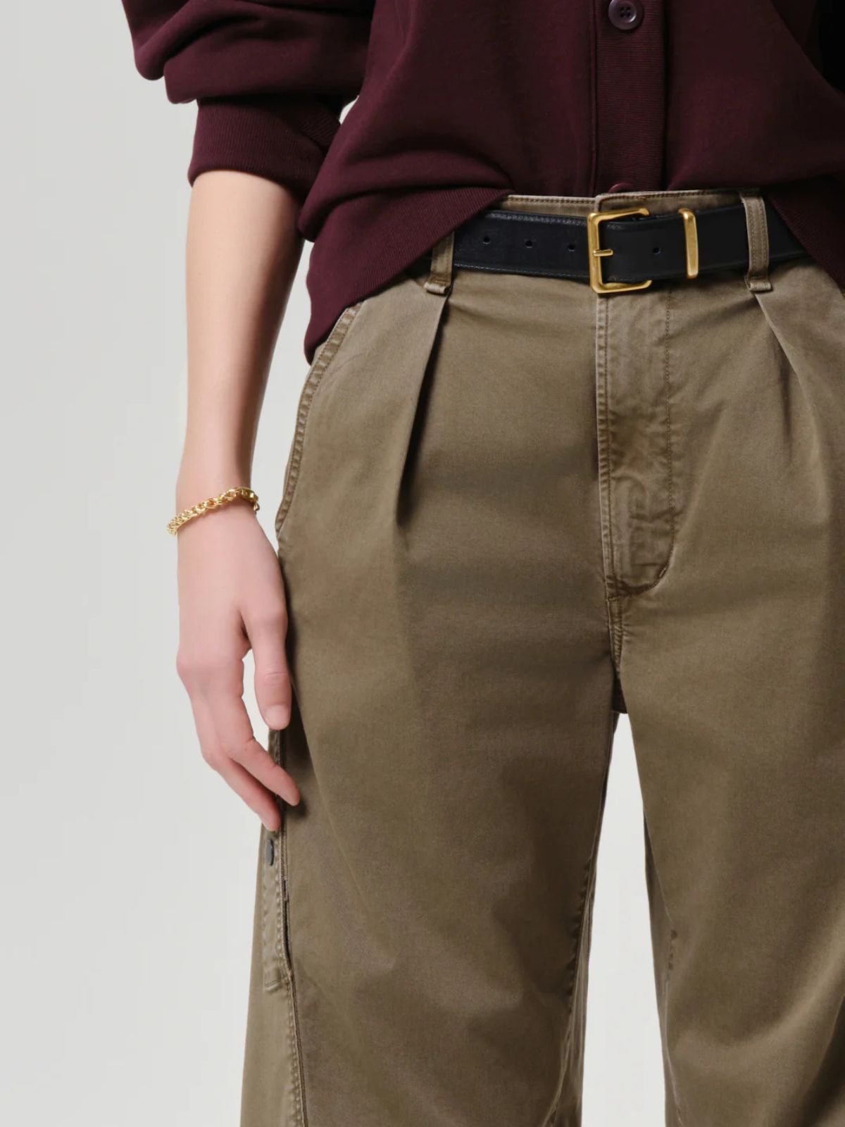Flight Relaxed Trousers - Army Green