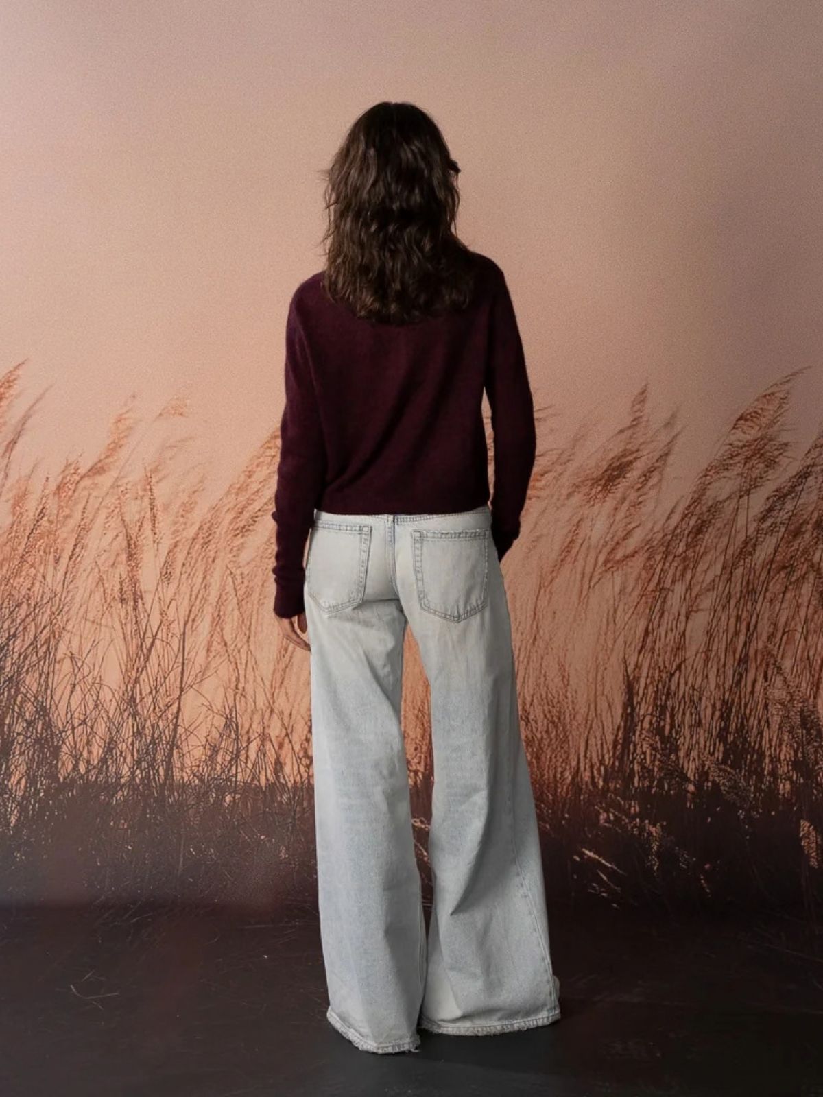Amara Malou Cardigan - Burgundy