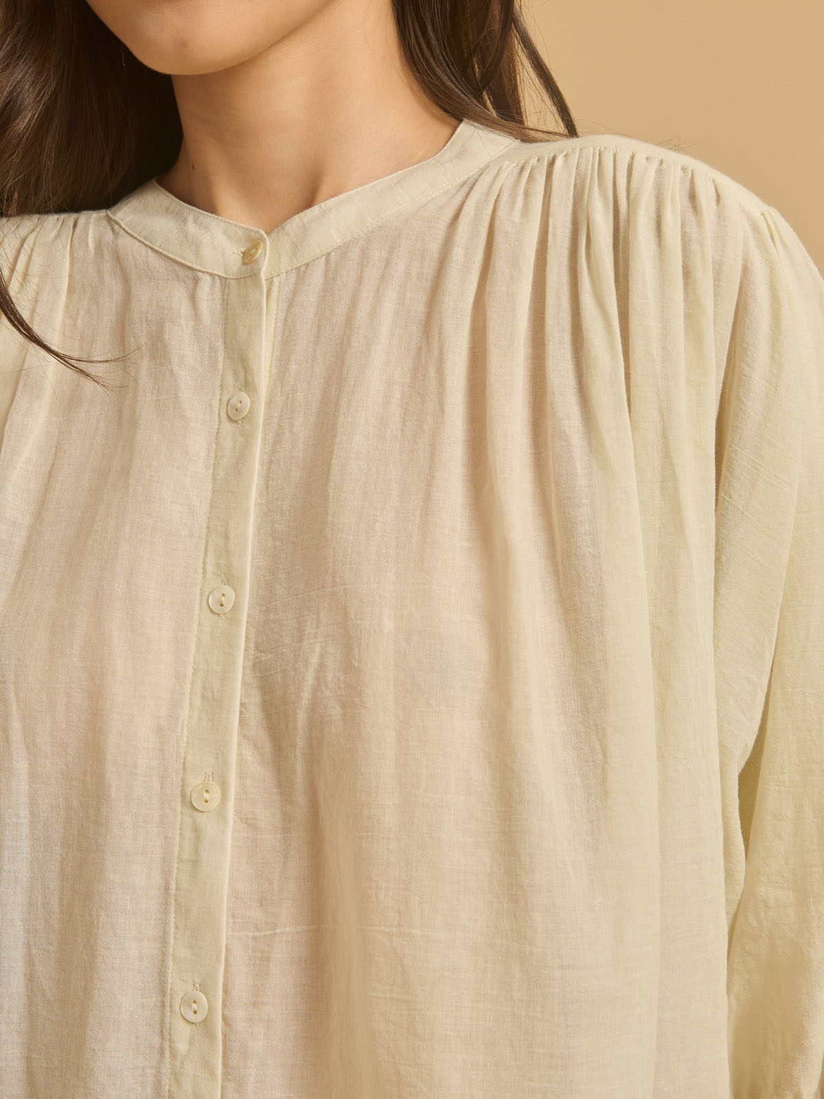 Celesto Ballon Sleeves Top