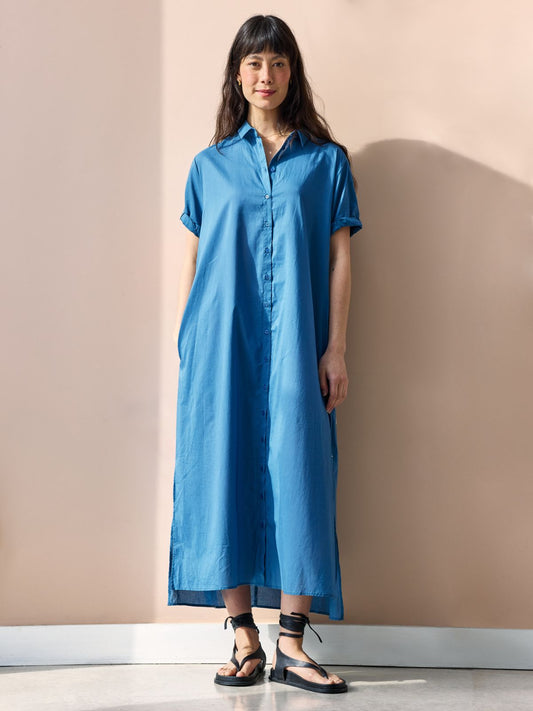 Tampa Shirt Dress - Indigo