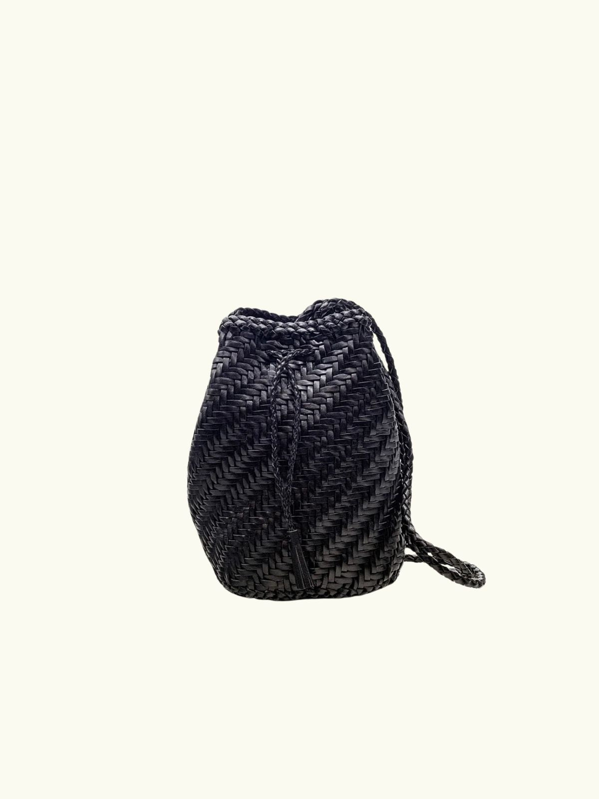Pompom Double Jump Bag - Black