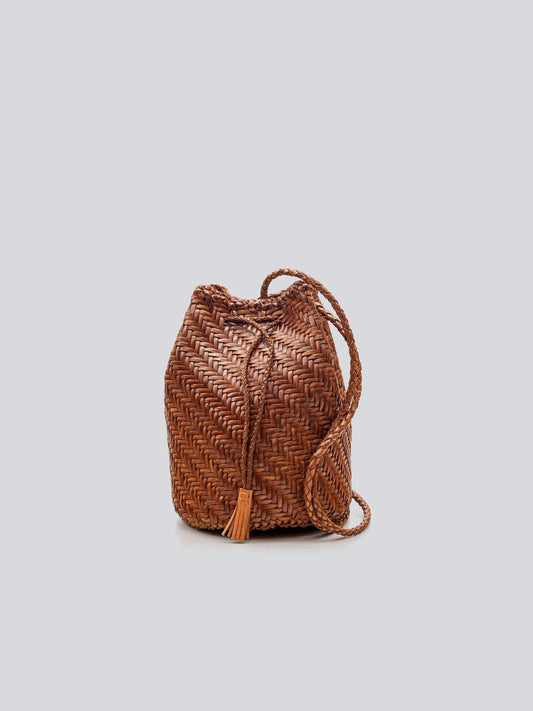 Pompom Double Jump Bag - Tan