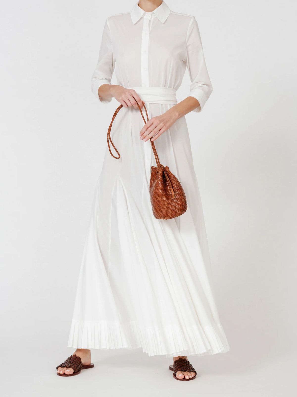 Pompom Double Jump Bag - Tan