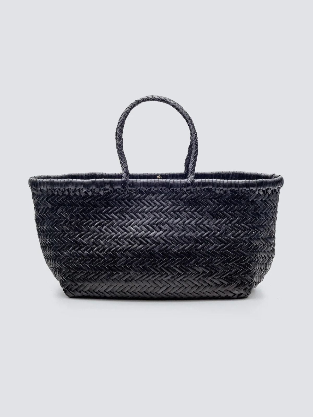 Bamboo Triple Jump Big Basket - Black