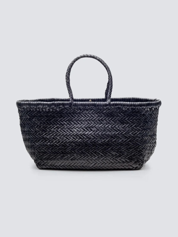 Bamboo Triple Jump Big Basket - Black