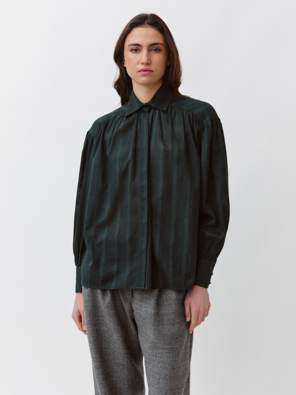 Carina Shirt - Bottle Green