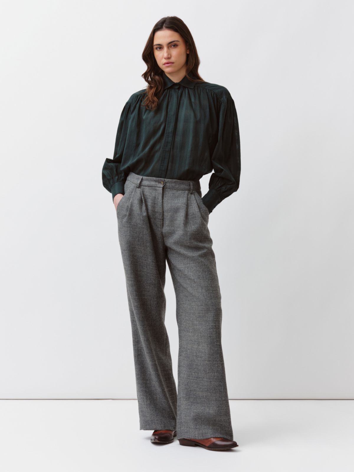 Carina Shirt - Bottle Green