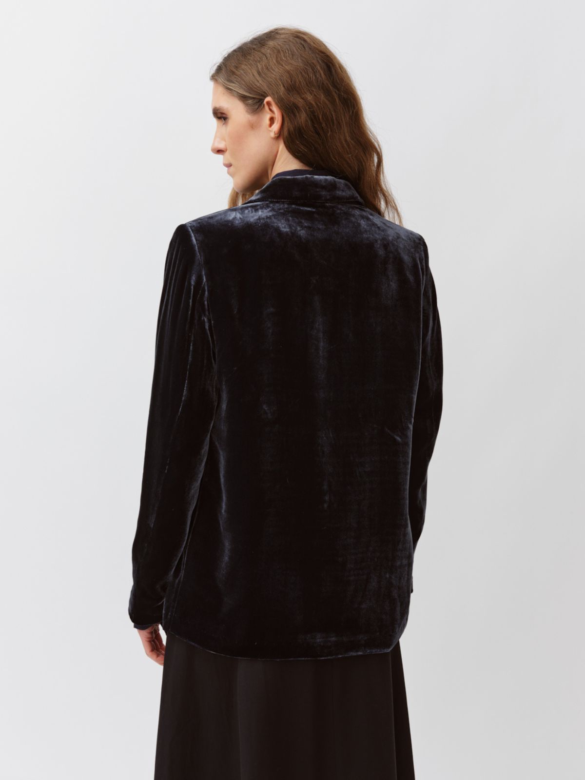 Vikelo Velvet Jacket - Navy