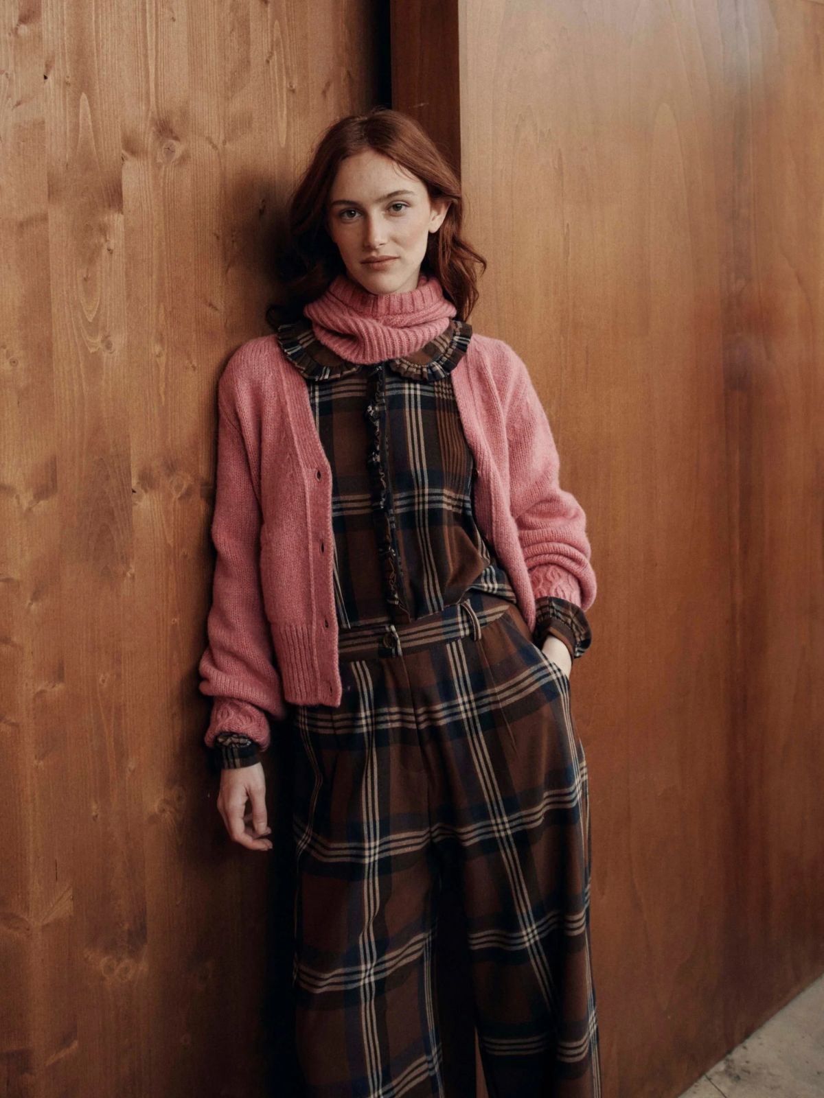 Caro Collar Check Shirt