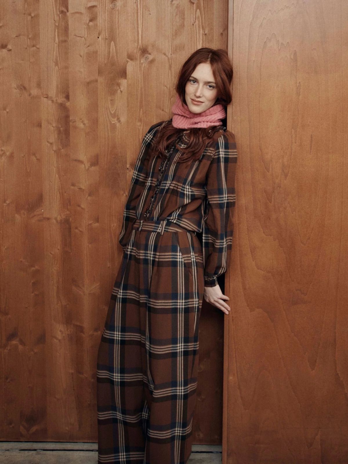 Caro Collar Check Shirt