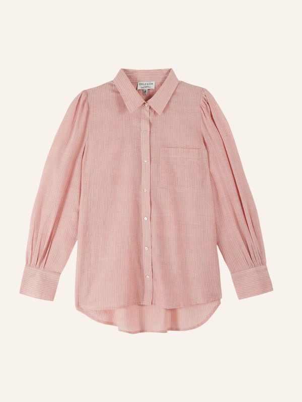 Didi Pinstripe Shirt - Pink