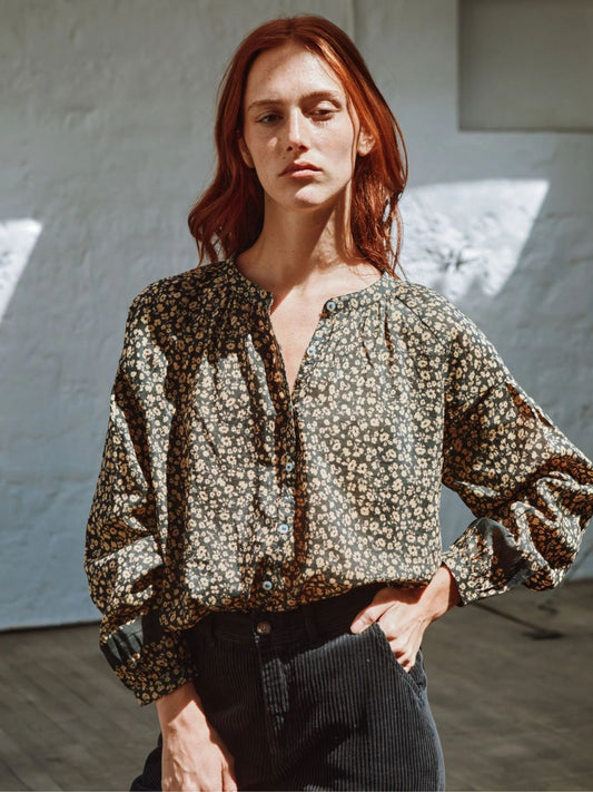 Clara Print Blouse