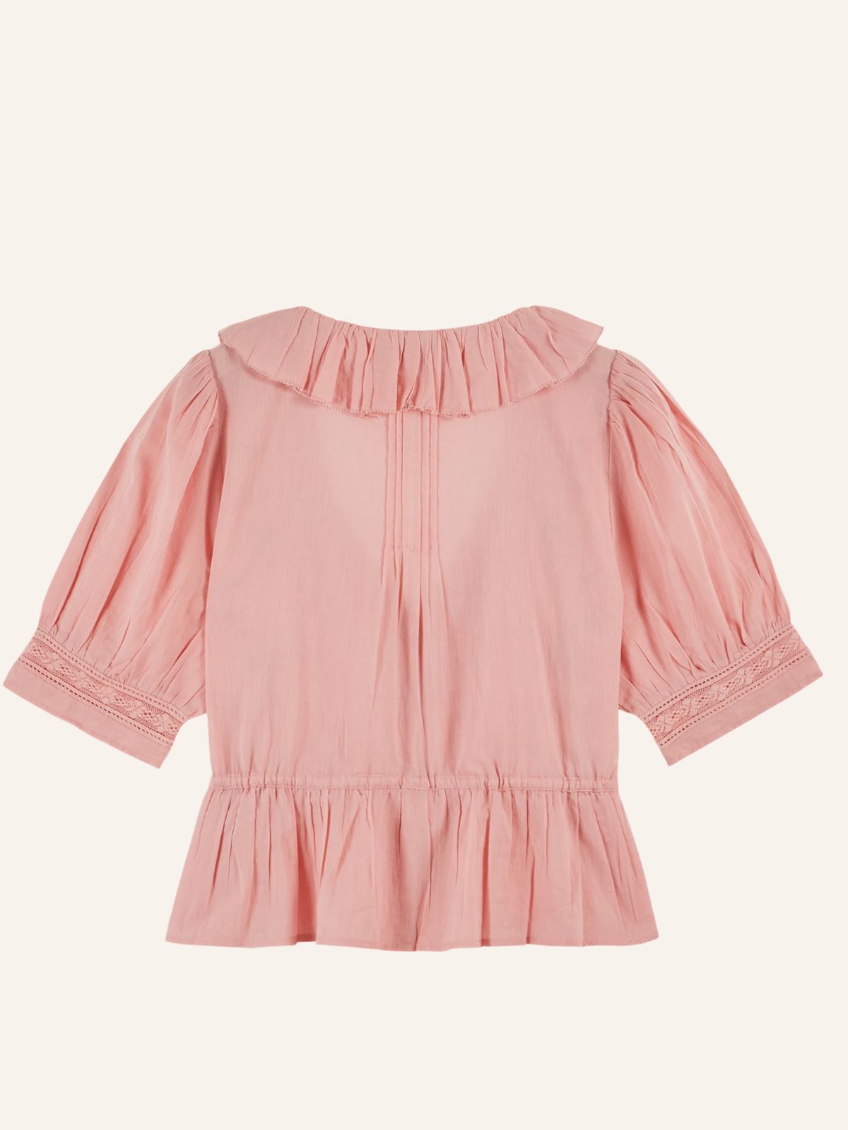 Damoiseau Ruffle blouse - Rose
