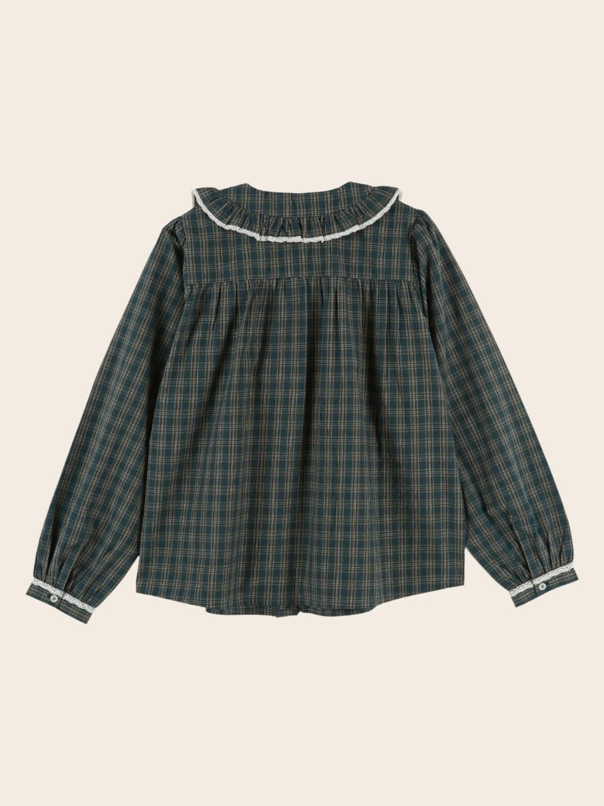 Eboto Collar Blouse - Green