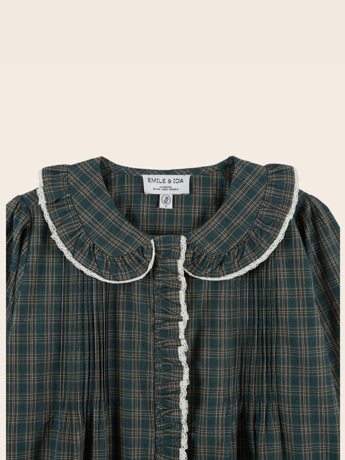 Eboto Collar Blouse - Green