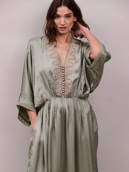 Honeysuckle Dress - Sage