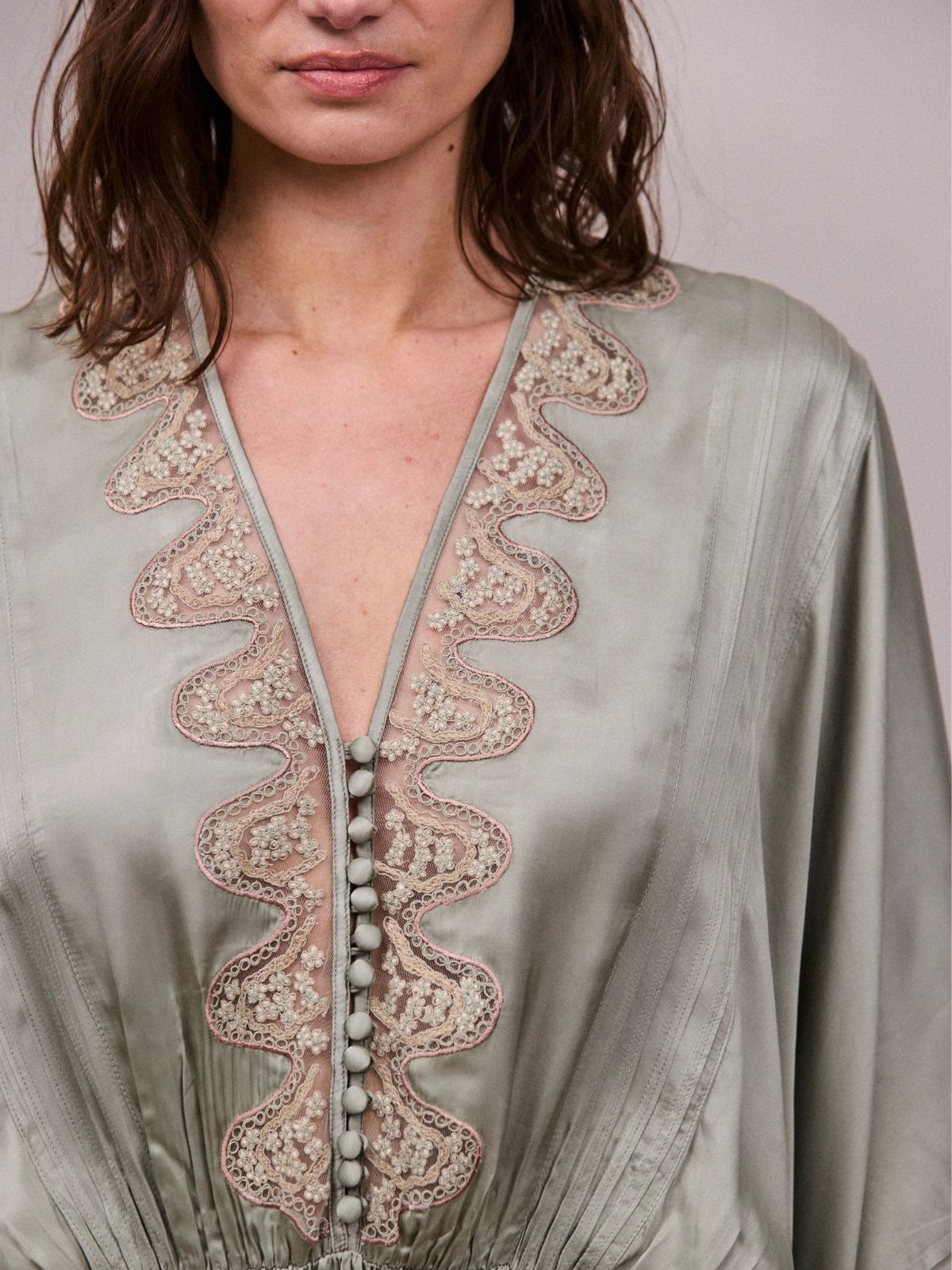 Honeysuckle Dress - Sage
