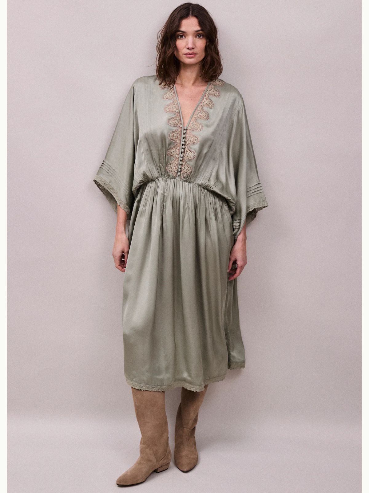 Honeysuckle Dress - Sage