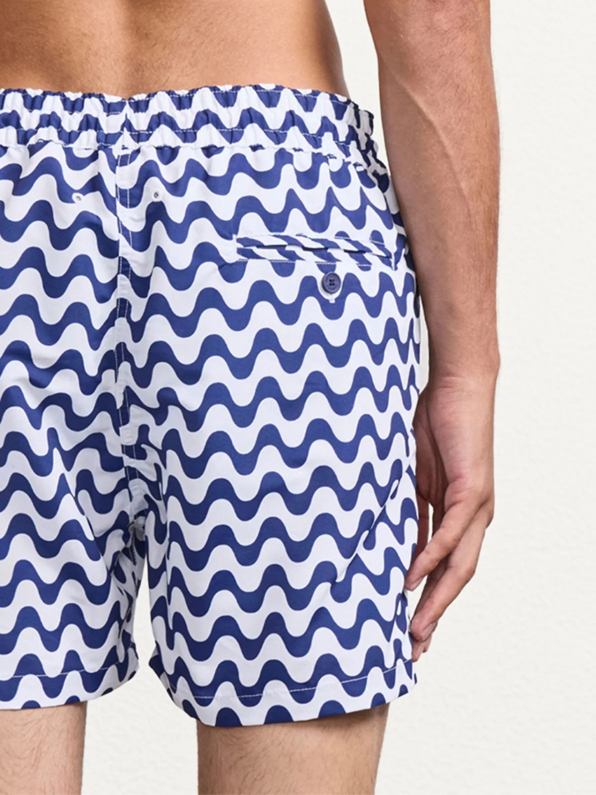 Rio Swim Print Shorts - Blue