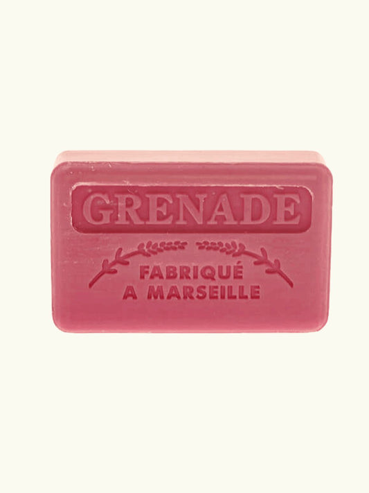 French Marseille Soap Bar - Pomegranate
