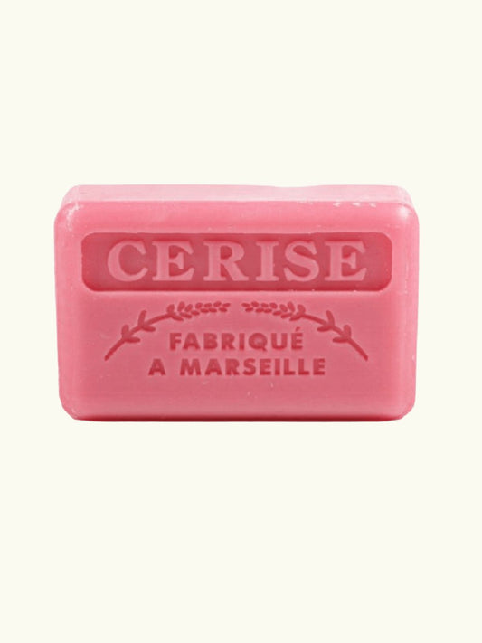 French Marseille Soap Bar - Cherry